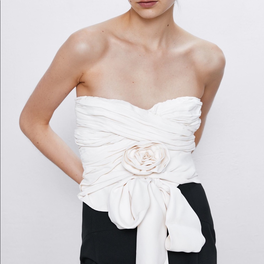 Zara Draped Crop Top